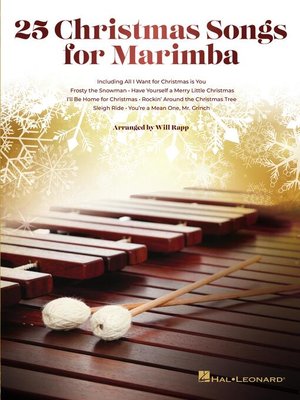 cover image of 25 Christmas Songs for Marimba